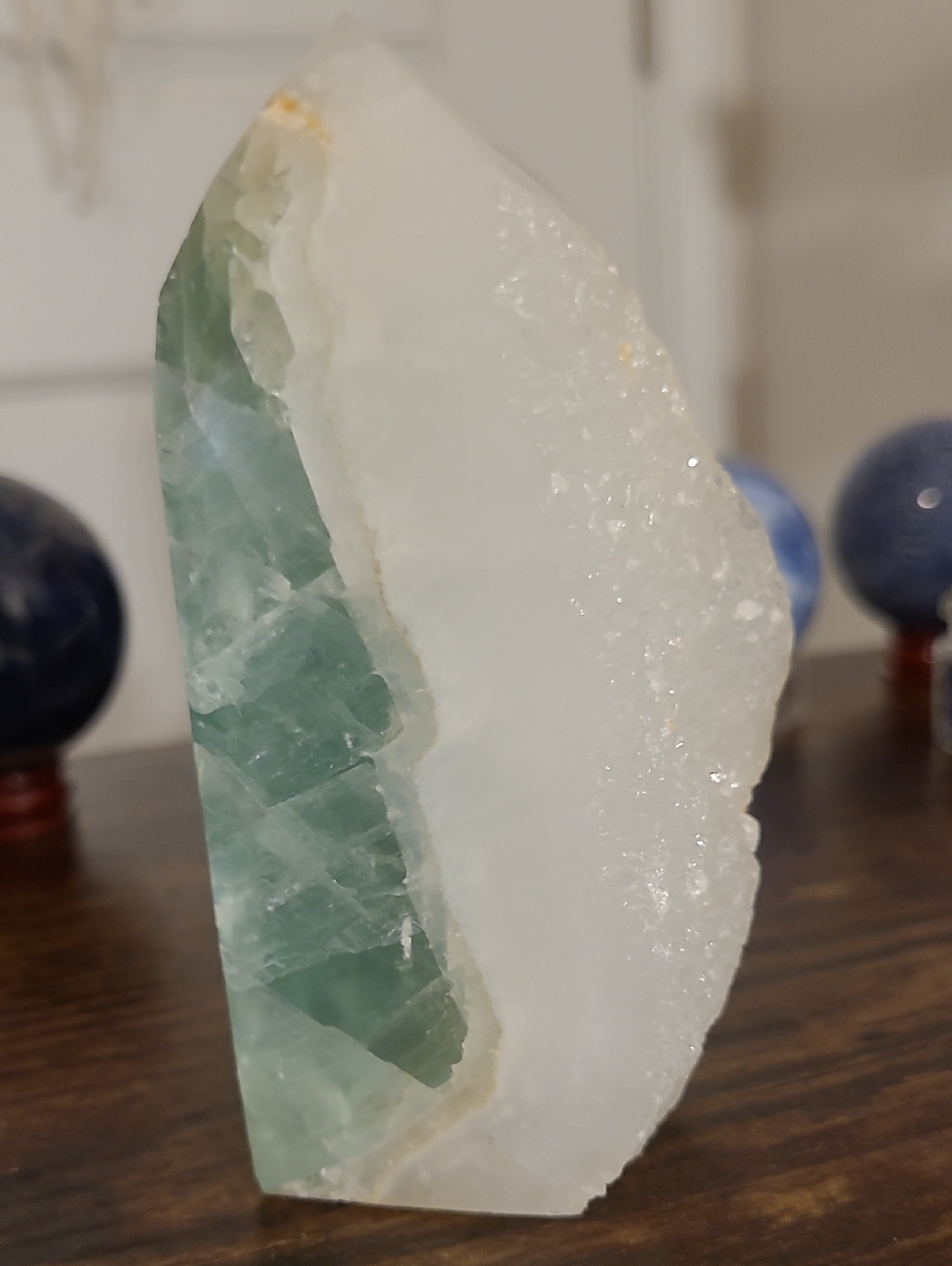 Sugar Coated Green Fluorite